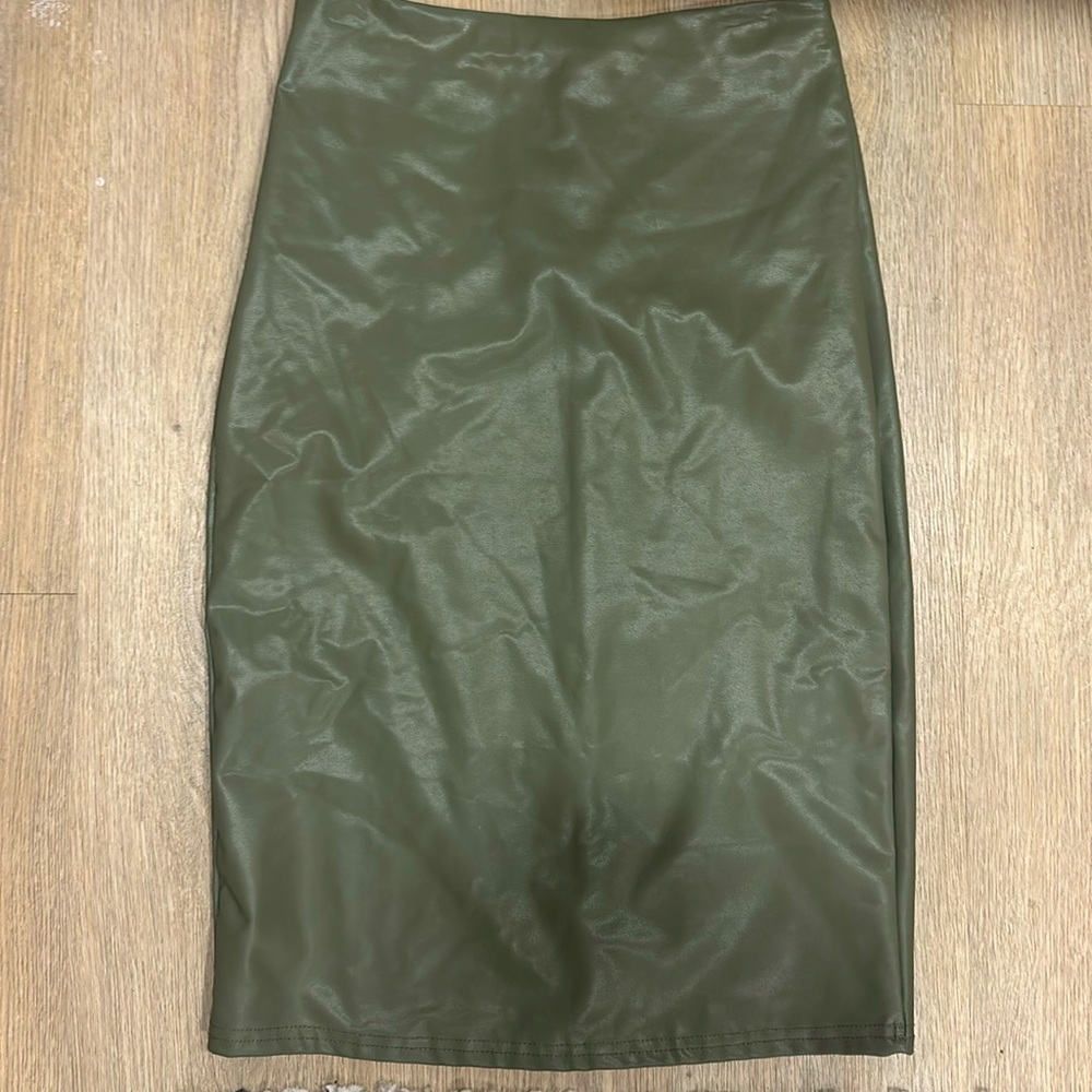 Faux Leather skirt